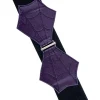 Banned Spiderweb Bow Elastic Belt Purple