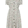 Banned Star Retro Sports 40's Dress White