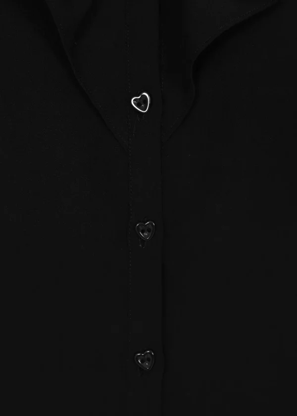 Banned Summer Sweetheart 40's Blouse Black