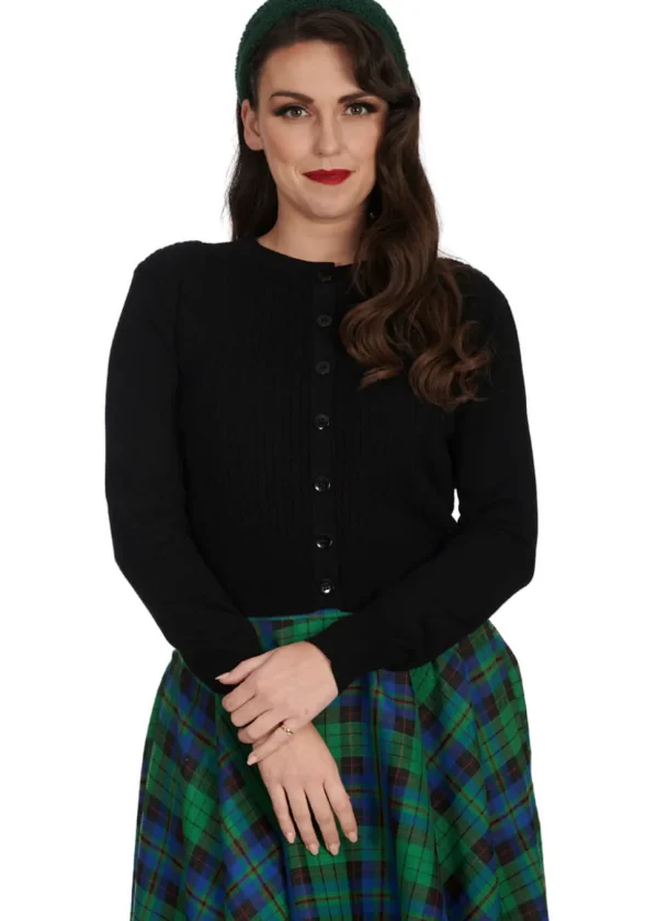 Banned Sylvia 50's Cardigan Black