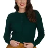 Banned Sylvia 50's Cardigan Dark Green