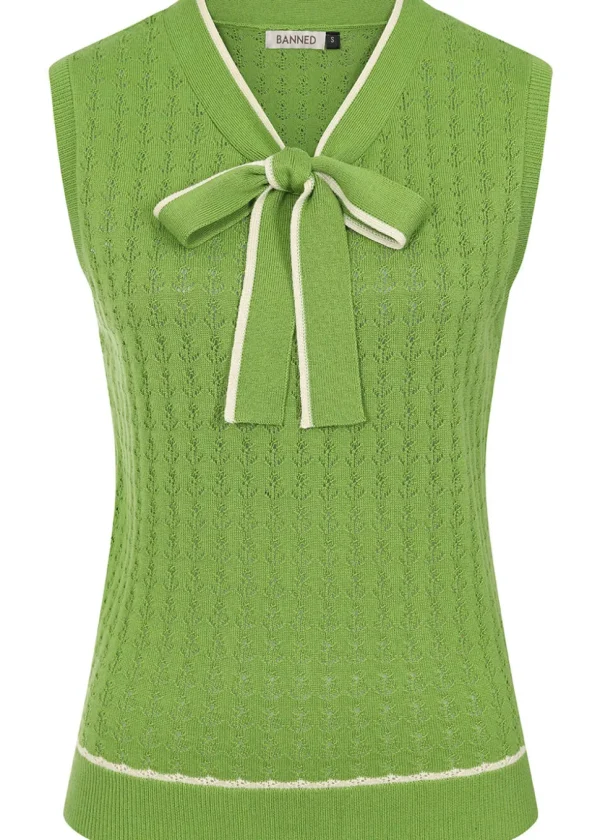 Banned Tina Anchor Ahoy Top Green