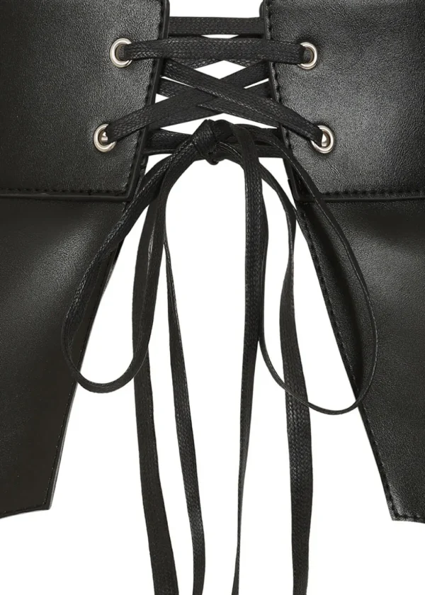 Banned Twilight Time Corset Belt Black