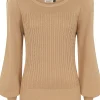 Banned Una Cable 40's Jumper Biscuit Beige