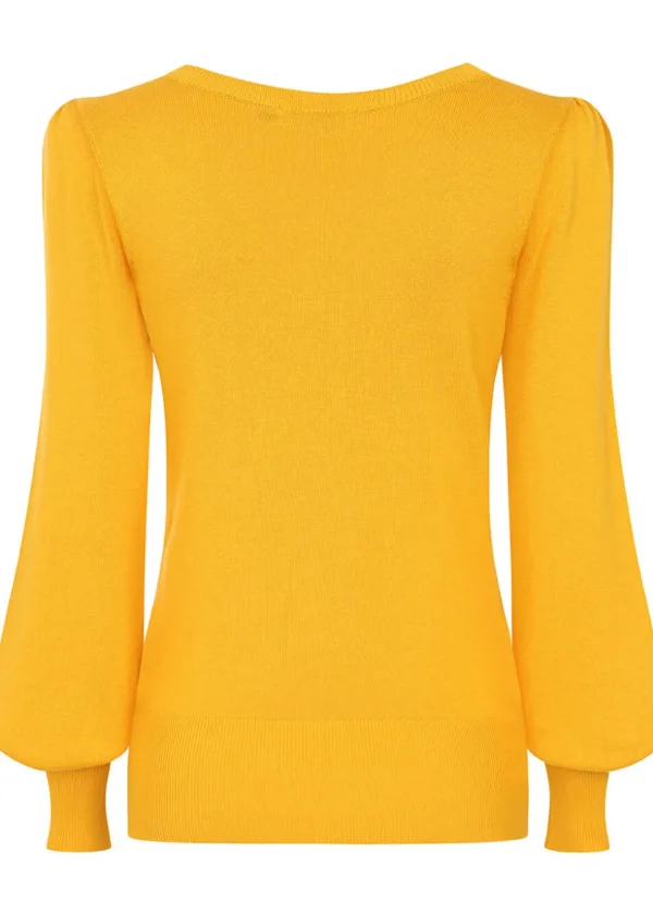 Banned Una Cable 40's Jumper Mustard