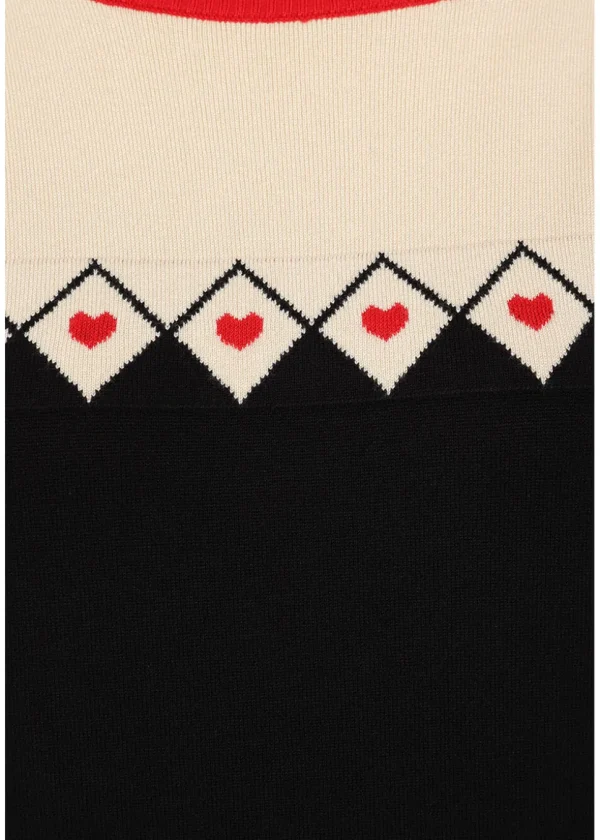Banned Winona Hearts Jumper Black