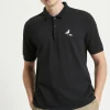 Ben Sherman Gull Embroidery Polo Zwart
