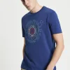 Ben Sherman Record Target T-Shirt Blue
