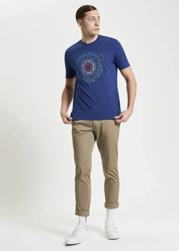 Ben Sherman Record Target T-Shirt Blue