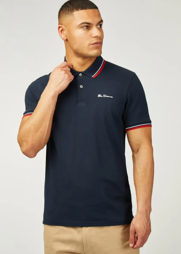 Ben Sherman Signature Polo in Navy