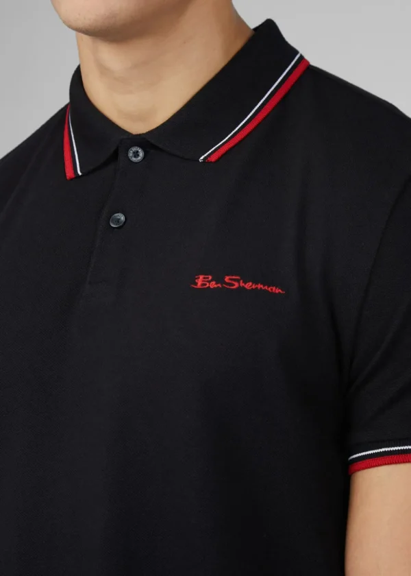 Ben Sherman Signature Polo Black