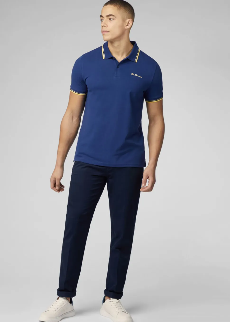 ben_sherman_signature_pol_2-1.webp Ben Sherman Signature Polo Twilight Denim Blue