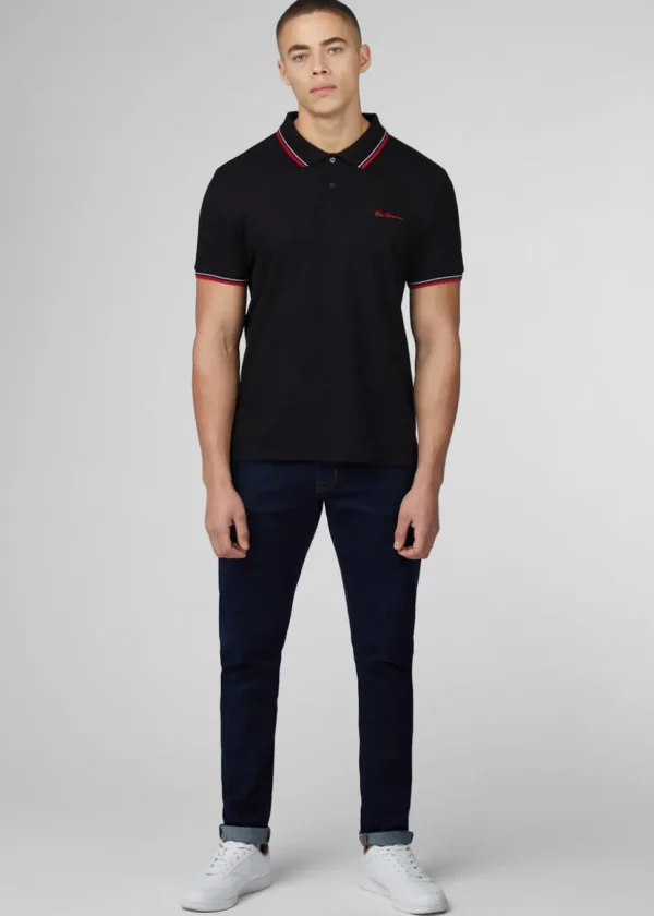 Ben Sherman Signature Polo Black