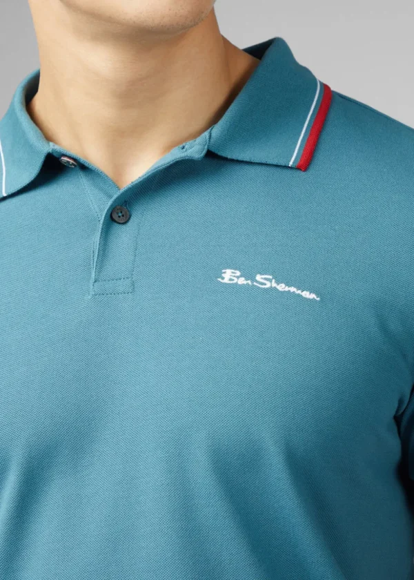 Ben Sherman Signature 60's Polo Teal