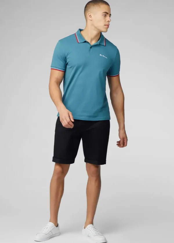 Ben Sherman Signature 60's Polo Teal