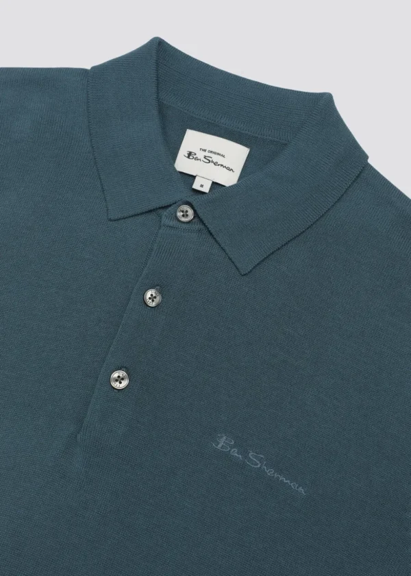 Ben Sherman Signature Short Sleeve Polo Teal