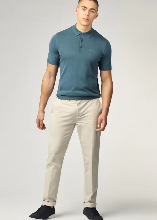 Ben Sherman Signature Short Sleeve Polo Teal