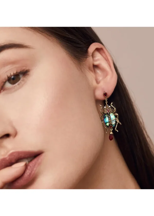 Bill Skinner Bejewelled Bug Earrings