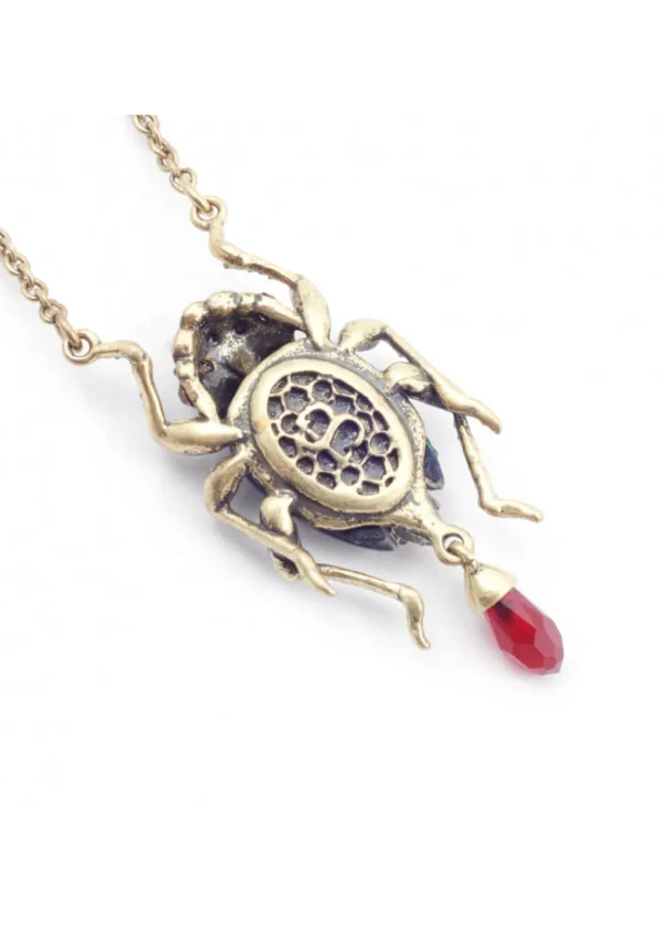 Bill Skinner Bejewelled Bug Necklace