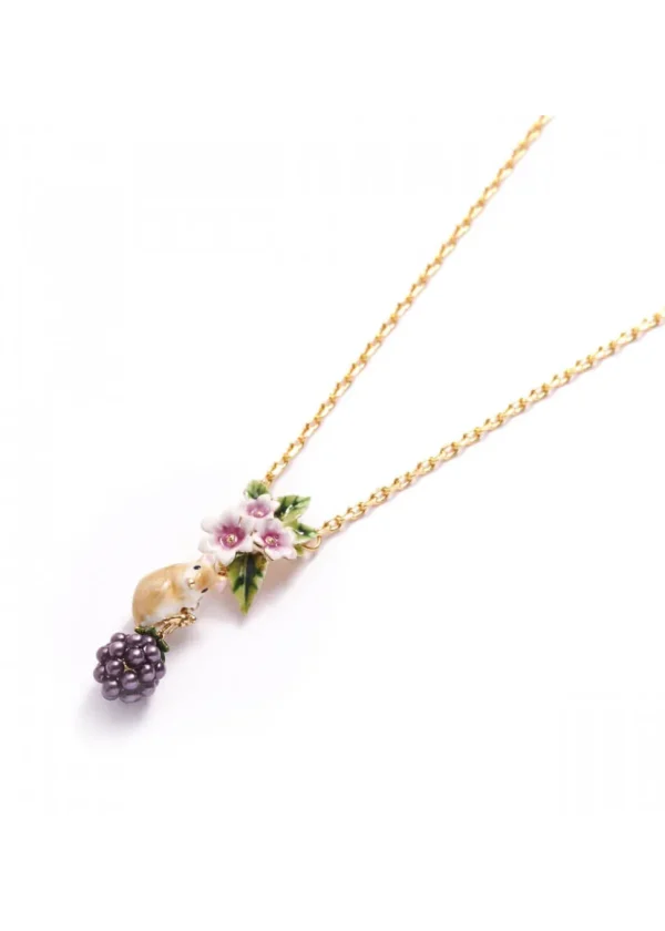 Bill Skinner Blackberry & Mouse Necklace