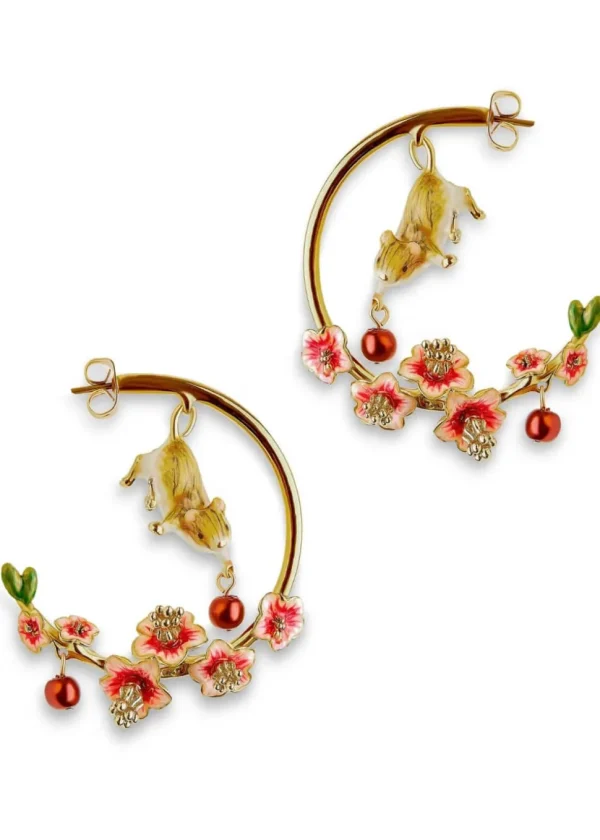 Bill Skinner Conker Mouse Earrings
