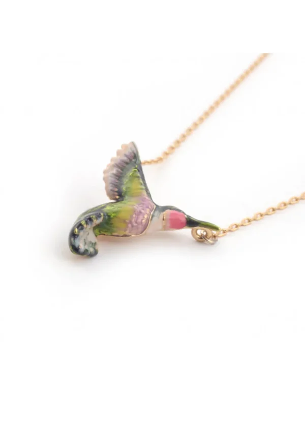 Bill Skinner Hummingbird Necklace Gold