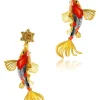 Bill Skinner Koi Carp Drop Earrings