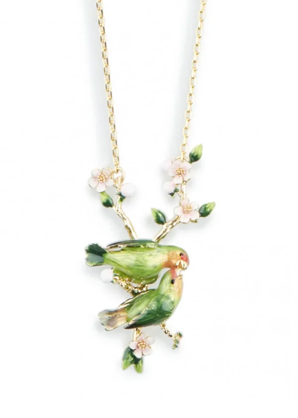 Bill Skinner Lovebirds Necklace Gold