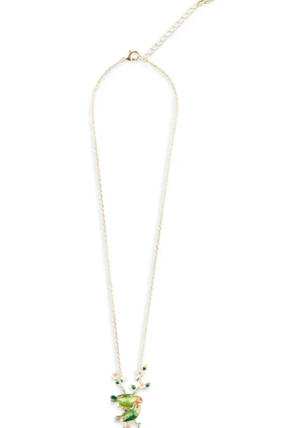 Bill Skinner Lovebirds Necklace Gold