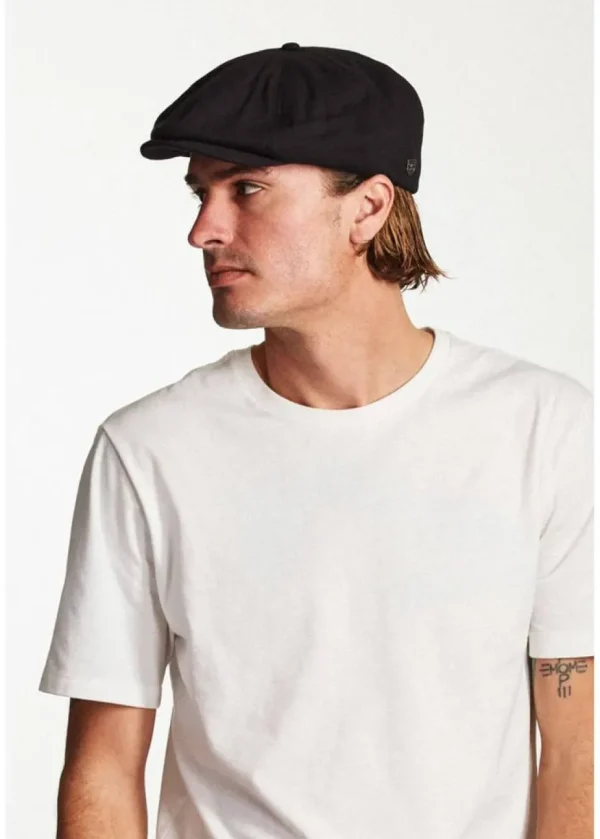 Brixton Brood Snap Cap Black