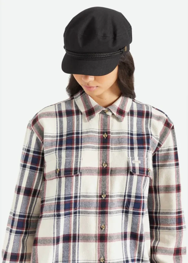 Brixton Fiddler Cap in Black