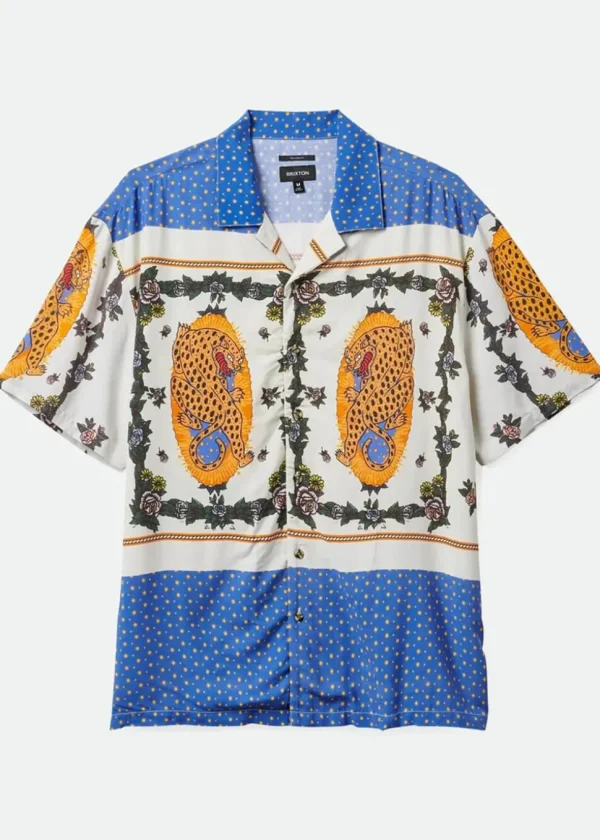 Brixton Men Bunker Reserva Fiesta Mexico City Jaguar Shirt