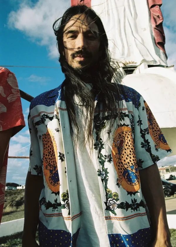 Brixton Men Bunker Reserva Fiesta Mexico City Jaguar Shirt