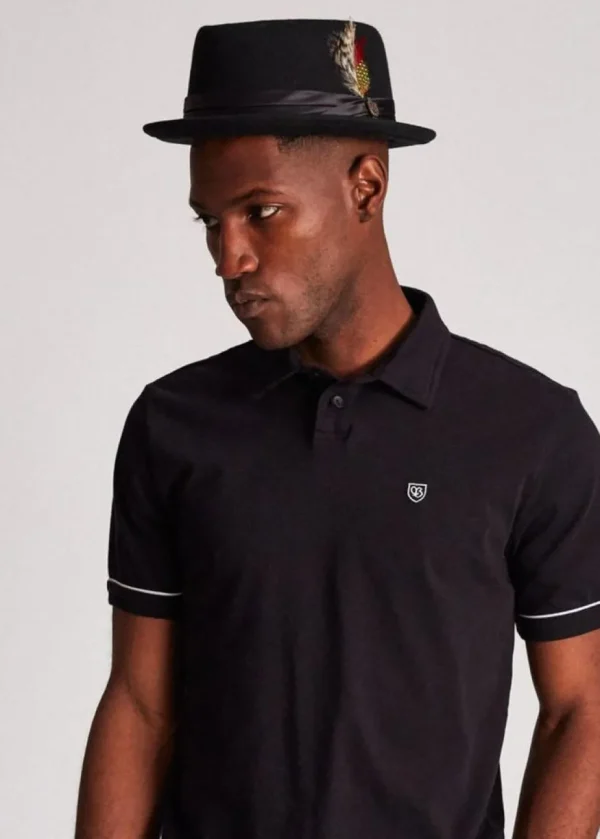 Brixton Stout Pork Pie Hat Black