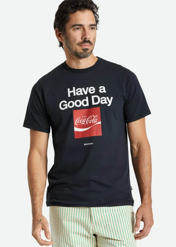 Brixton x Coca Cola Men's Good Day T-Shirt Black