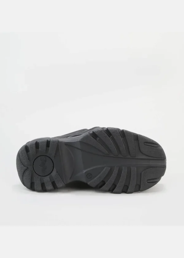 Buffalo London Classic Low Leather Platform Sneakers Black