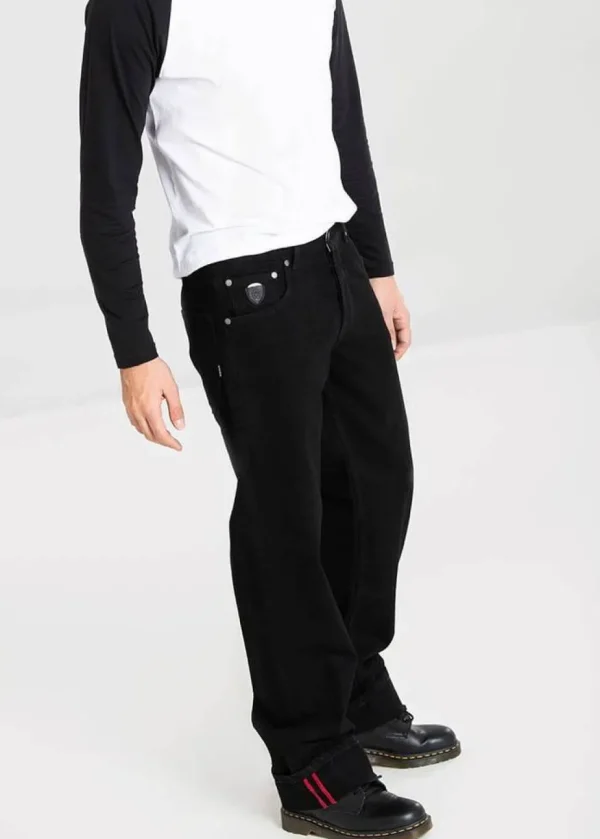Chet Rock Men's Loose Larry Jeans Black