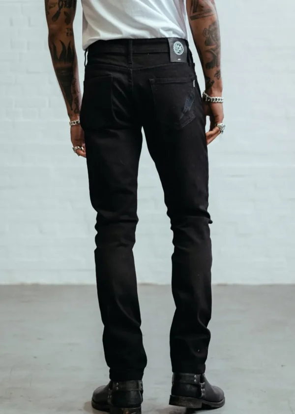 Chet Rock Men's Rockstar Skinny Jeans Black