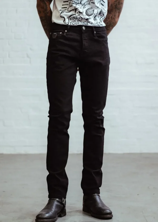 Chet Rock Men's Rockstar Skinny Jeans Black