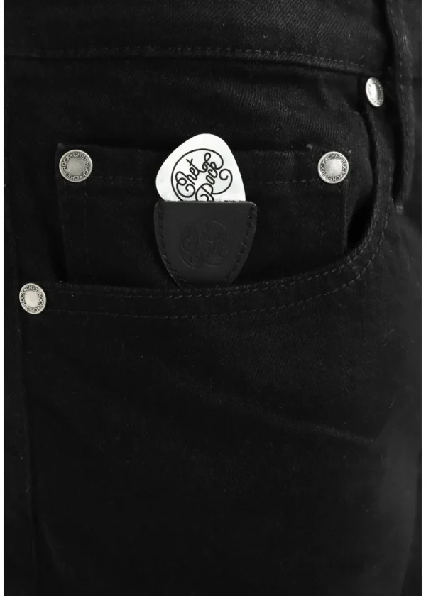 Chet Rock Men's Rockstar Skinny Jeans Black