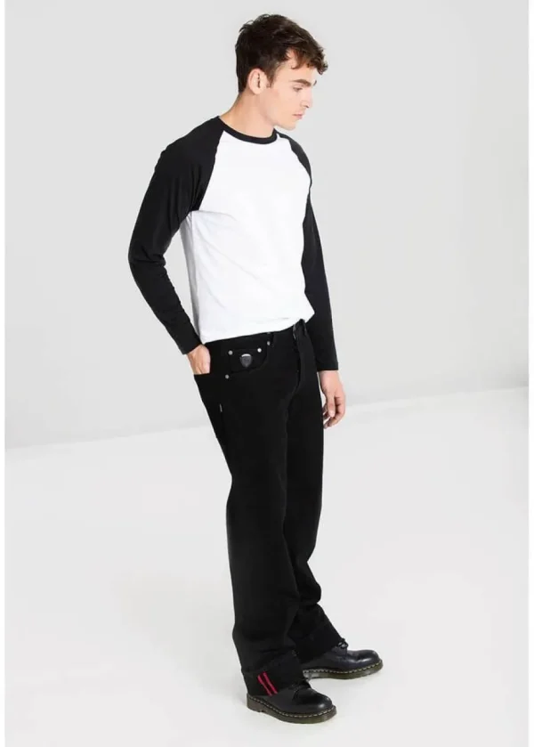 Chet Rock Men's Slim Jim Jeans Black