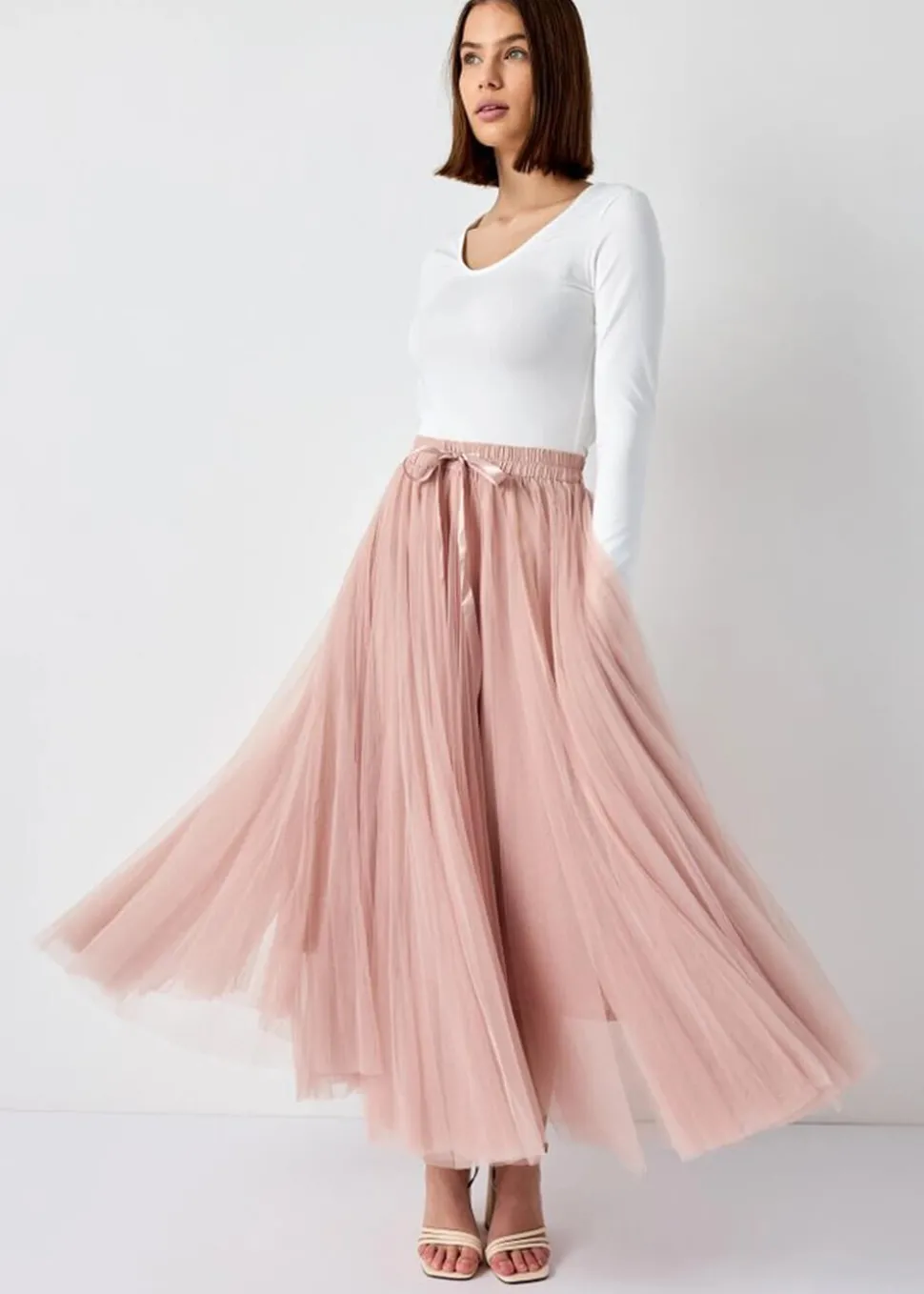 choklate_paris_amore_tull_0.webp Choklate Paris Amore Tulle Skirt Old Pink