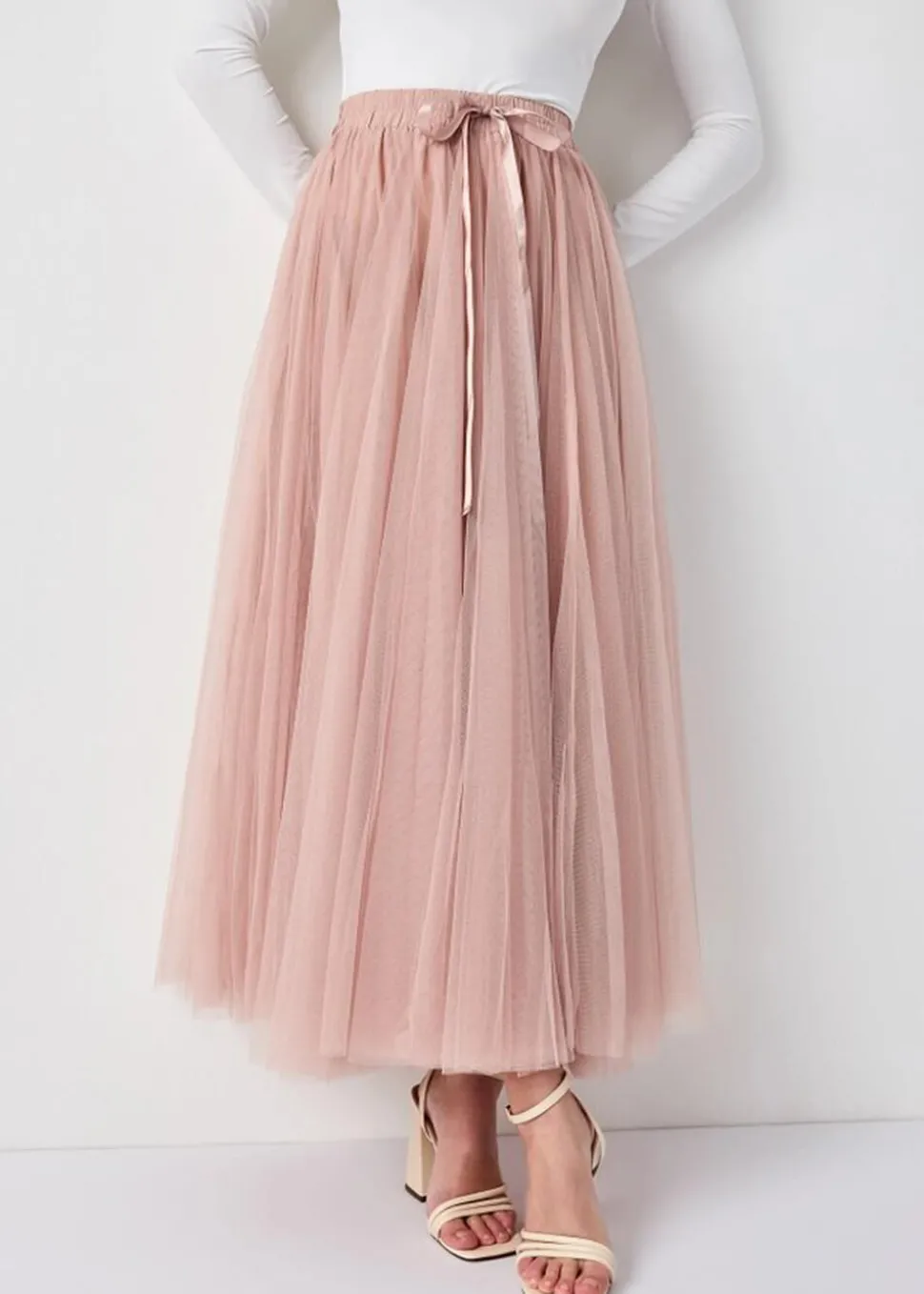 choklate_paris_amore_tull_3.webp Choklate Paris Amore Tulle Skirt Old Pink