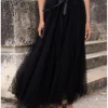 Choklate Paris Heart 50's Tulle Skirt Black