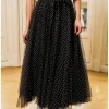 Choklate Paris Polkadot 50's Tulle Skirt Black