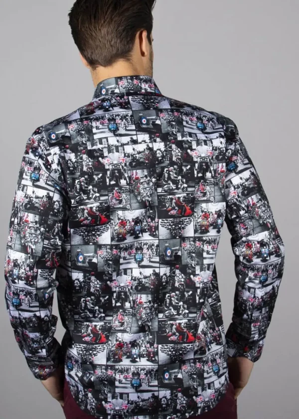 Claudio Lugli Mens Mods & Rockers Shirt White