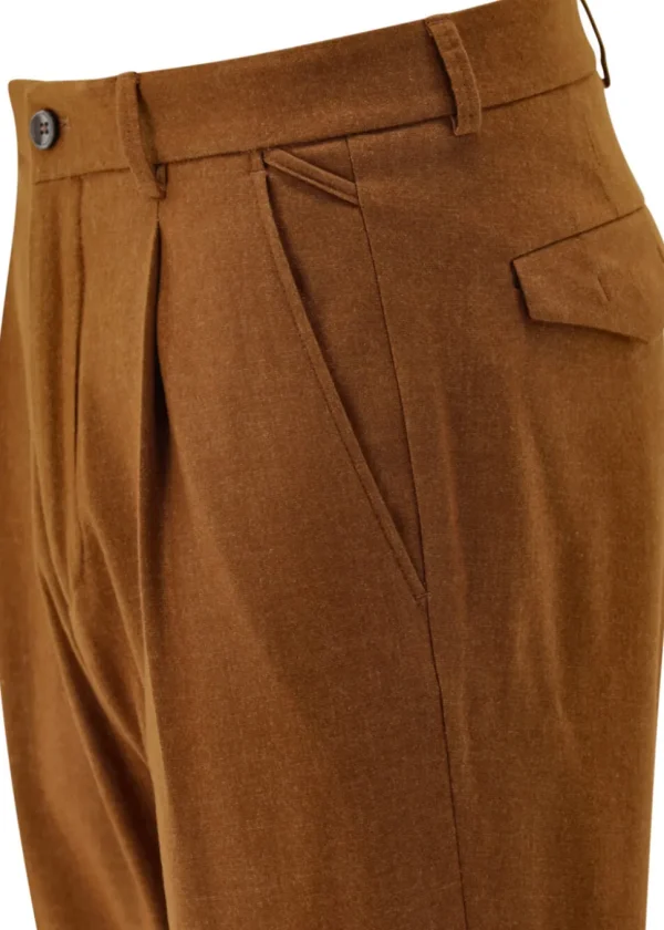 Club Of Gents Savile Row Obey Trousers Brown