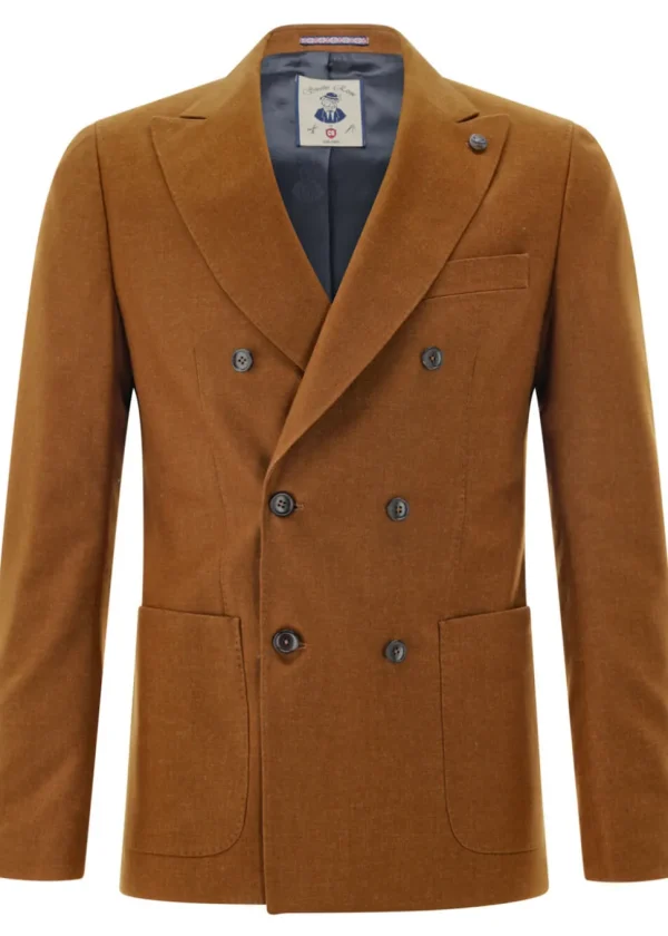 Club Of Gents Savile Row Carlo Jacket Brown
