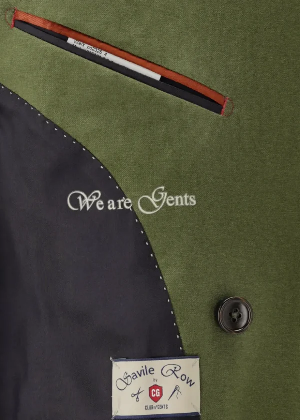 Club Of Gents Savile Row Carlo Jacket Green