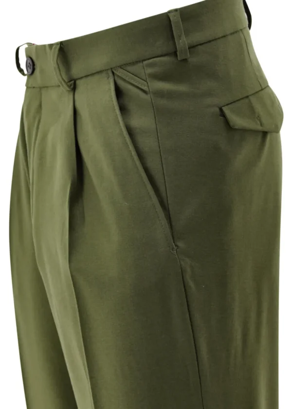 Club Of Gents Savile Row Obey Trousers Green